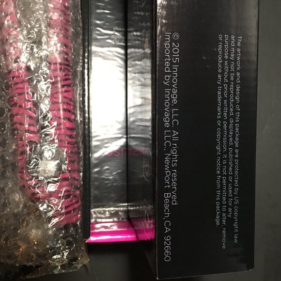 Style House pink and black Zebra Professional Styling Iron.   NIB - Picture 10 of 14